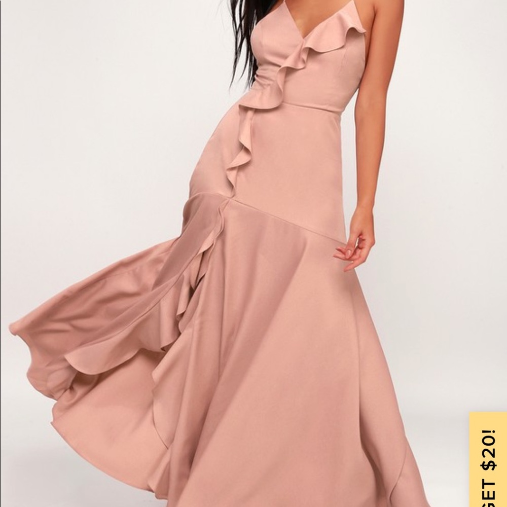 Lulus Mauve Maxi Dress